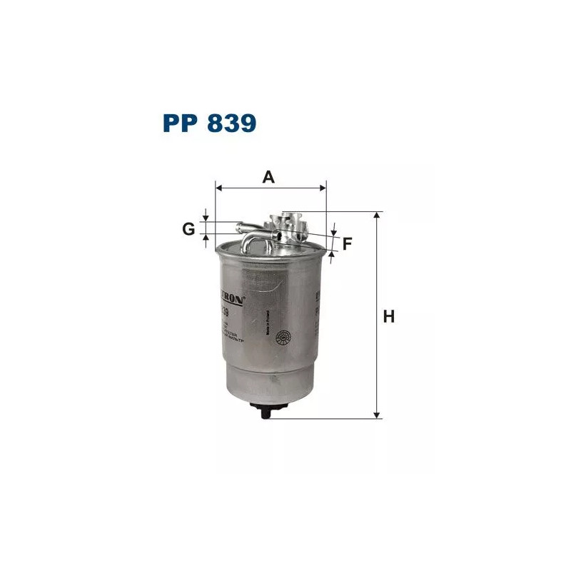 Filtr Paliwa PP839