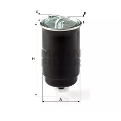 Filtr Paliwa WK842/3