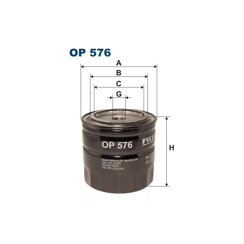 Filtr Oleju OP576