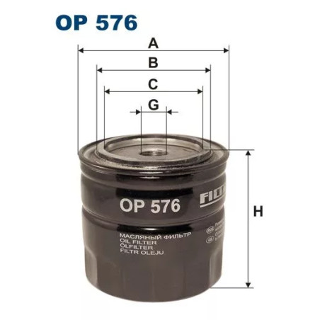 Filtr Oleju OP576