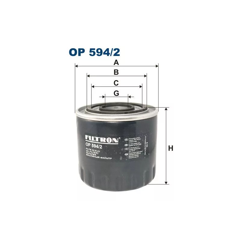 Filtr Oleju OP594/2
