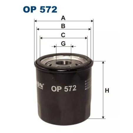 Filtr Oleju OP572