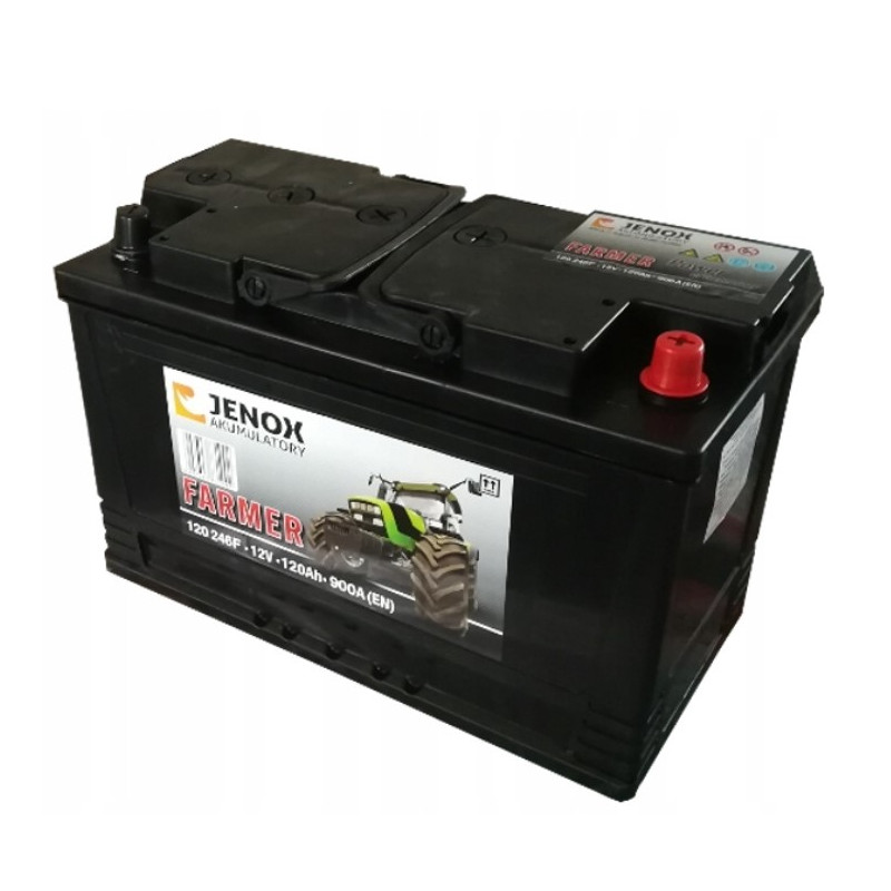 Akumulator JENOX FARMER 12V 120Ah 900A Polaryzacja P+ | Mocowanie :B13