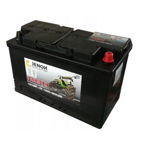 Akumulator JENOX FARMER 12V 120Ah 900A Polaryzacja P+ | Mocowanie :B13