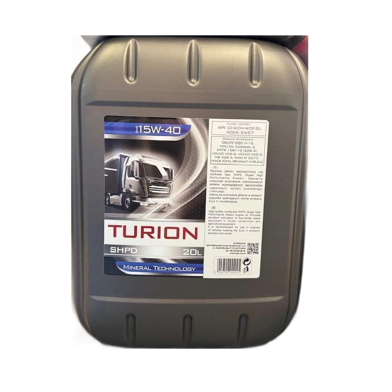 Turion olej 15W40 20L