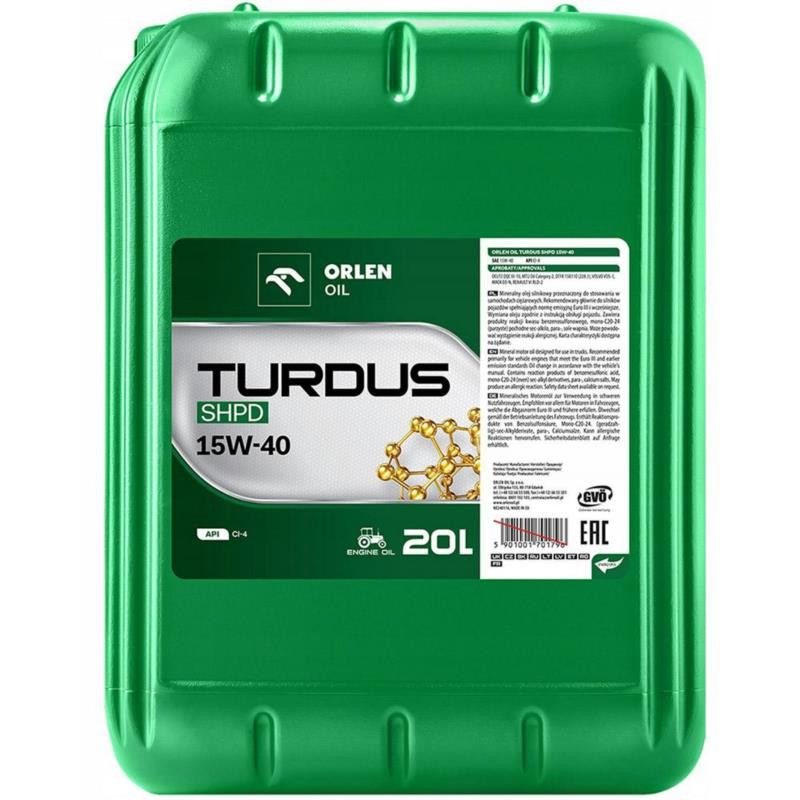 TURDUS SHPD CF 15W40 20L