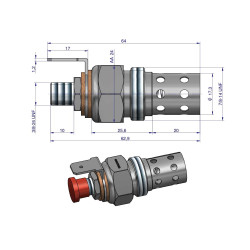 Świeca płomieniowa MF3, MF4, MF255 Oryginał URSUS 2666108U