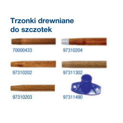Trzonek drewnianiy l-1900 fi-28mm  DeLaval 97310203