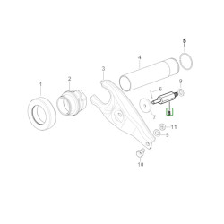 Sworzeń łapy wycisku sprzęgła 91mm  DF/SA/LA  SDF  0.015.2867.0