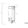 Korpus zfiltr hydrauliki 2.4419.815.0 oryginalny SDF Parts