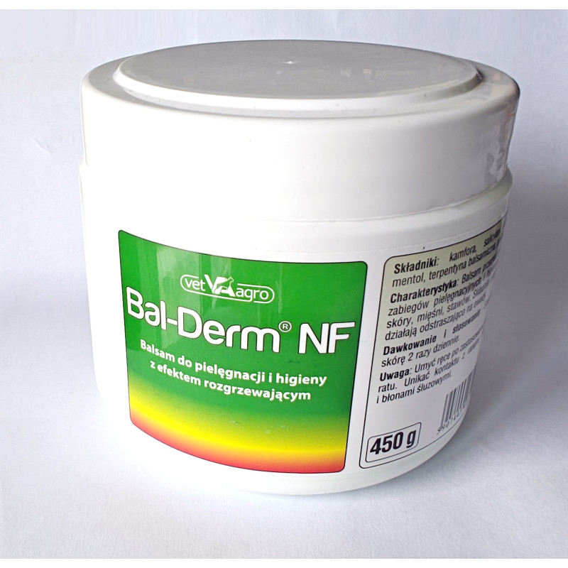BAL-Derm NF balsam rozgrzewający dla zwierząt Vet Agro 450 g