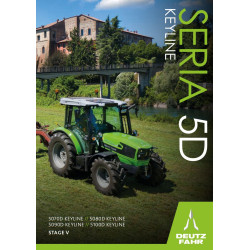 Deutz Fahr Seria 5D keyline  66-102KM najbardziej uniwersalny i kompaktowy  ciągnik dostępny od ręki