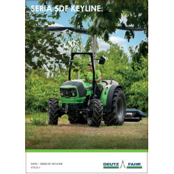 Deutz Fahr Seria 5DF keyline 66-76KM sadownik o prostej obsłudze i niezawodności - dostępny od ręki