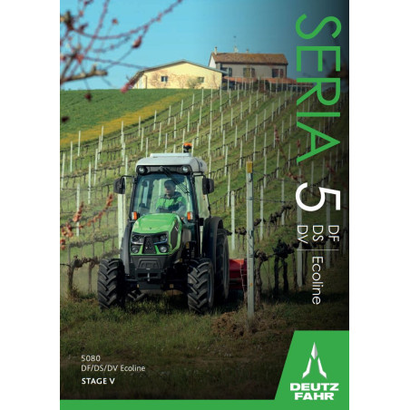 Deutz Fahr Seria 5 5DF/DS/DV Ecoline  76KM ciągnik idealny do sadów, winnic, ogrodów  i usług komunalnych - dostępny od ręki!