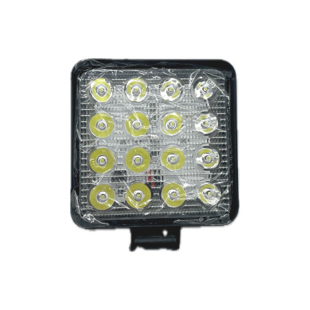Lampa robocza LED 48W 12/24V 3400 Lm 6000K 16LED-SPOT