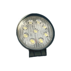 Lampa robocza 9 LED 18W 12/24V 1650 Lm 6000K rozproszona
