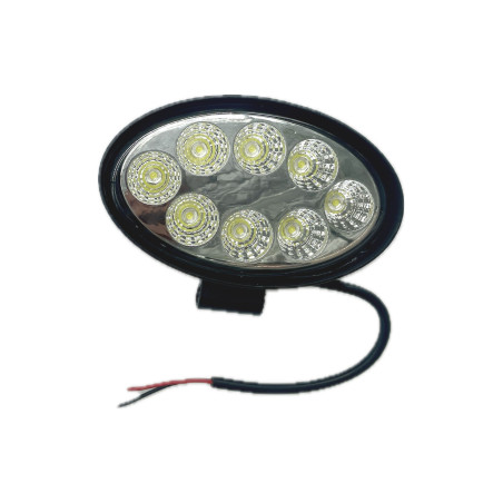 Lampa robocza 8 LED 24W 12/24V 1650 Lm 6000K rozproszona