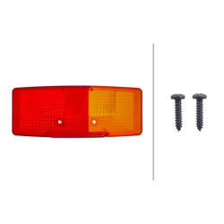 Szkło lampy tylna zespolona LEWA  HELLA 9EL 118.700-001