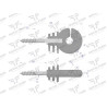 Izolatory (zestaw-250szt) do pastucha okrągły wkręcany do drewna fi 5 rf-10180507
