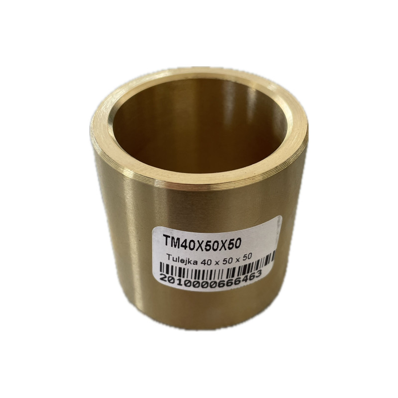 Tulejka mosiężna 40mm x 50mm x 50mm