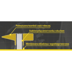 Młotek ślusarski KUTY 1000gr. sztyl z włókna węglowego - Waryński