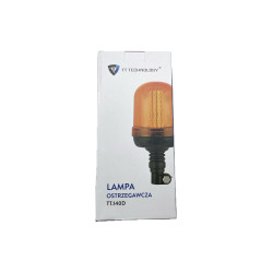 Lampa Ostrzegawcza LED 12/24 V na elastycznym trzpieniu wysoka TT.140D
