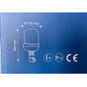 Lampa Ostrzegawcza LED 12/24 V na elastycznym trzpieniu wysoka TT.140D