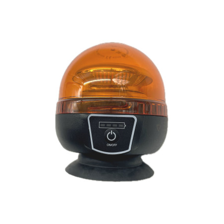 Lampa Ostrzegawcza LED bezprzewodowa z Akumulatorem 12-24 V na magnes, Homologacja  TT.14539