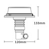 Lampa Ostrzegawcza LED 12/24 V na elastycznym trzpieniu  TT.832