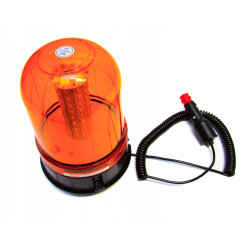 Lampa Ostrzegawcza LED 12/24V na magnes/przyssawka , LOB018