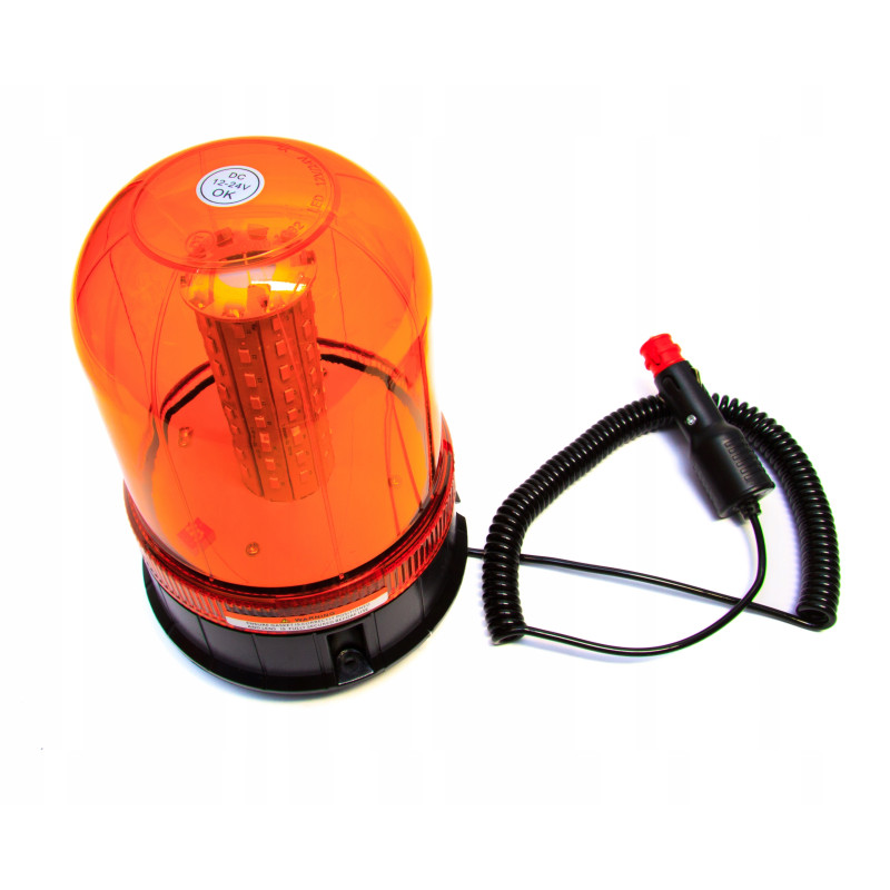 Lampa Ostrzegawcza LED 12/24V na magnes/przyssawka , LOB018 Lampa Ostrzegawcza LED 12/24V na magnes/przyssawka , LOB018