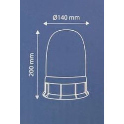 Lampa Ostrzegawcza H1 12/24V na magnes/przyssawka , TT.93