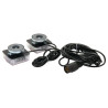 Lampy tylne zespolone LED na magnes ZESTAW kabel 7,5 metry 12V wtyczka 7 pin GOPART LA65004