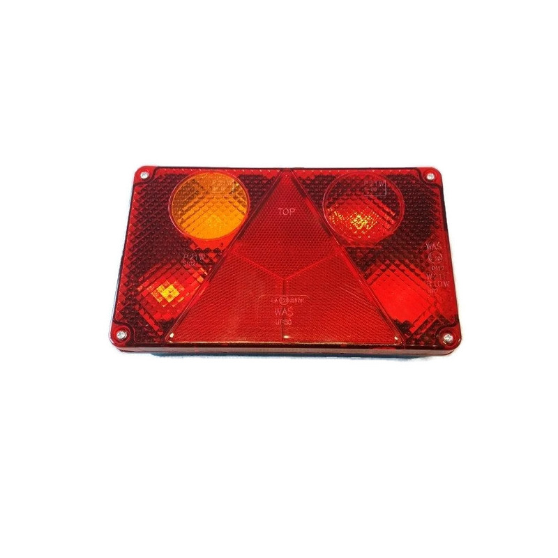 Lampa tylna zespolona żarówkowa pojedyńcza 12V. LEWA  WAŚ