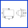 Lampa / Reflektor przedni H4 Massey Ferguson i inne 1693944m91