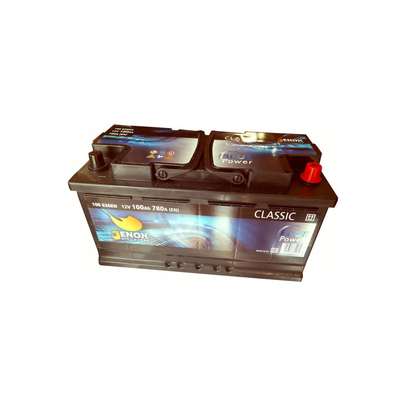 Akumulator JENOX CLASSIC R100636KN 12V 100Ah 780A Polaryzacja P+ | Mocowanie :B13 Akumulator JENOX CLASSIC R100636KN 12V 100Ah 780A Polaryzacja P+ | Mocowanie :B13