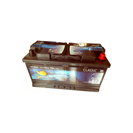 Akumulator JENOX CLASSIC R100636KN 12V 100Ah 780A Polaryzacja P+ | Mocowanie :B13