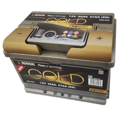 Akumulator JENOX GOLD NEW 056622 12V 56Ah 570A Polaryzacja P+ | Mocowanie :B3