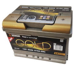 Akumulator JENOX GOLD NEW 063622 12V 63Ah 610A Polaryzacja P+ | Mocowanie :B3