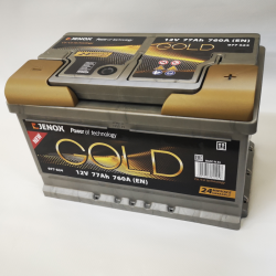 Akumulator JENOX GOLD NEW 077624 12V 77Ah 760A Polaryzacja P+ | Mocowanie :B3
