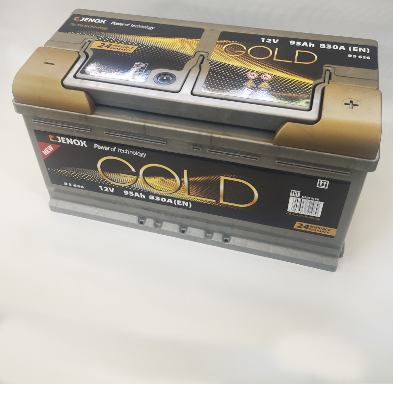 Akumulator JENOX GOLD NEW 095636 12V 95Ah 830A Polaryzacja P+ | Mocowanie :B3