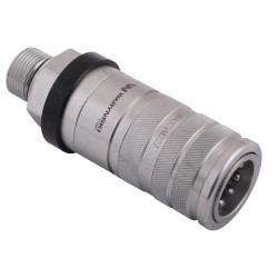 Szybkozłącze hydrauliczne zrywalne seria WIA3CV M22x1.5 gwint zew. EURO PUSH-PULL