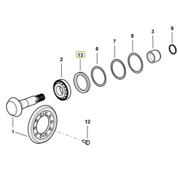 Dystans / pieścień 89,8 x 76 x 5 Deutz - Fahr SDF 2.1549.123.0/10