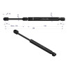 Siłownik John Deere szyby przedniej drzwi długość:284mm, skok:100mm, siła:200Nm AL71412P POLMO