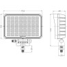 Lampa robocza LED 40W 12/24V 3200Lm 5700K(Biały neutralny) rozproszona OSRAM TT.13340
