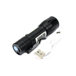 Latarka uniwersalna akumulatorowa LED COB 200 lm USB-C