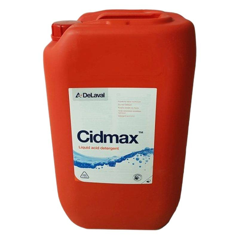 Cidmax DeLaval 25L Płyn do mycia instalacji udowjowych Cidmax DeLaval 25L Płyn do mycia instalacji udowjowych