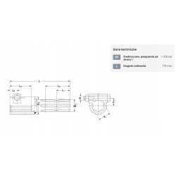 Redukcja wału WOM na śrubą 1,3/8" 6z - 1,3/8" 21zębów 6710007KR