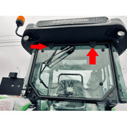 Uchwyt / zawias szyby tylnej Deutz-Fahr  0.029.2214.0
