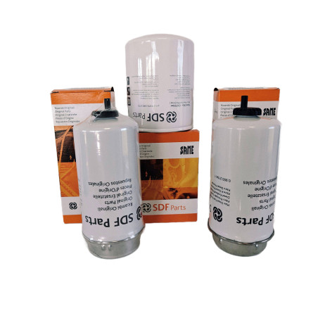 Deutz-Fahr Seria 5, Agrotron 6, zestaw oryginalnych filtrów oleju i paliwa, SDF 2.4419.340/10, 0.900.2154.1, 0.900.2043.4